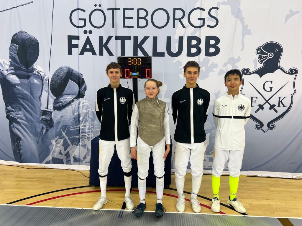 Mit sehr guten Ergebnissen kehrten die PSVler Kirill Schimann, Michel Mäder Yihang Huang und Assol Chakyr vom europäischen U17 Cadet Circuit aus Göteborg zurück ...