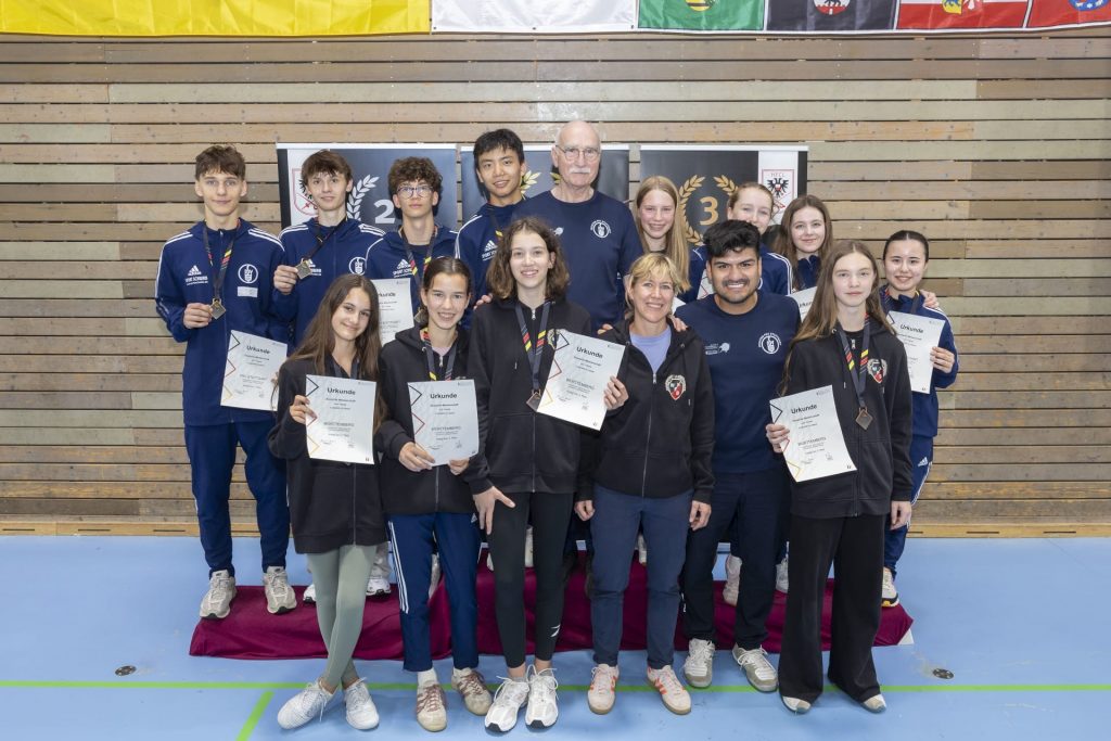 Deutsche U13 und U17 Florett Meisterschaften in Lübeck: Dreimal Gold und dreimal Bronze für den PSV Stuttgart